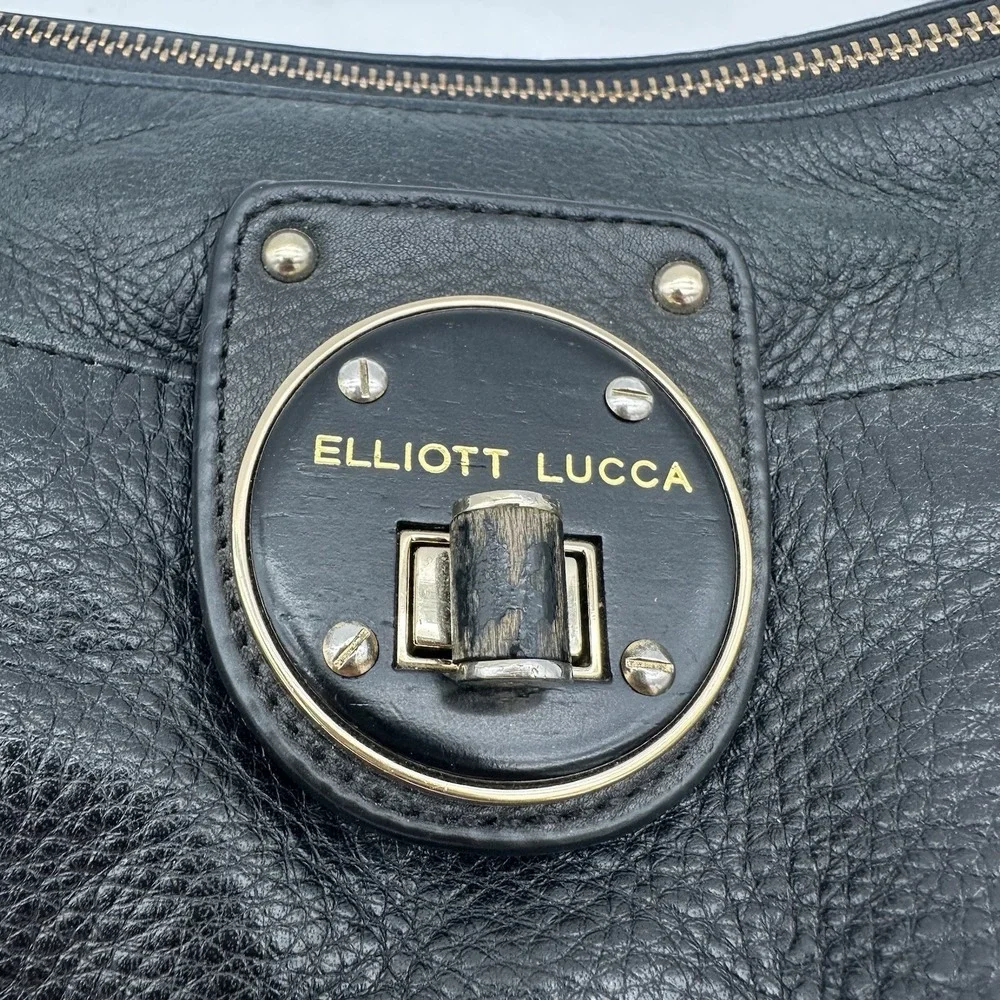 Elliott Lucca‎ Hobo Handbag Purse Chunky Buckle Shoulder Bag